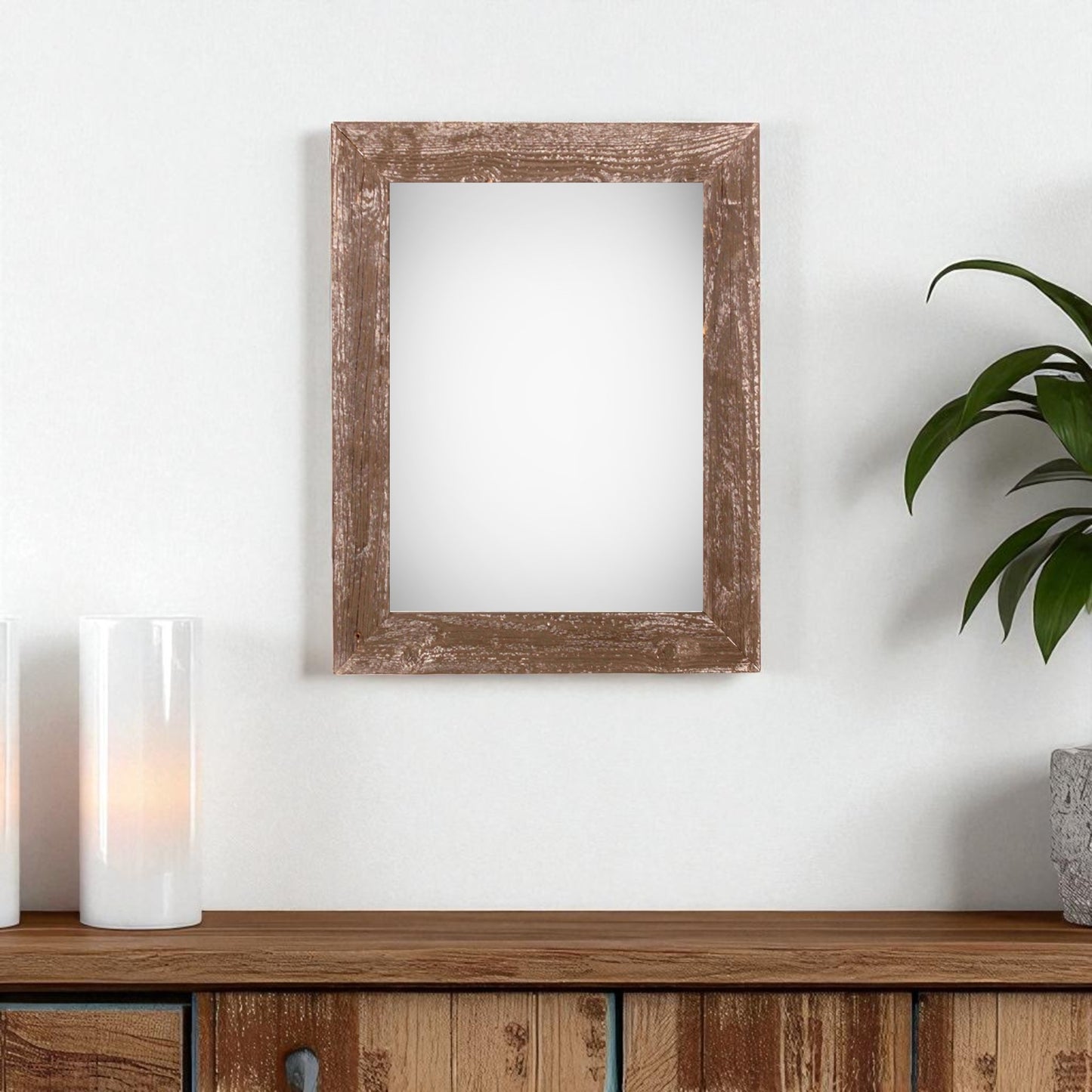 11" x 17" Espresso Solid Wood Hanging Picture Frame-0