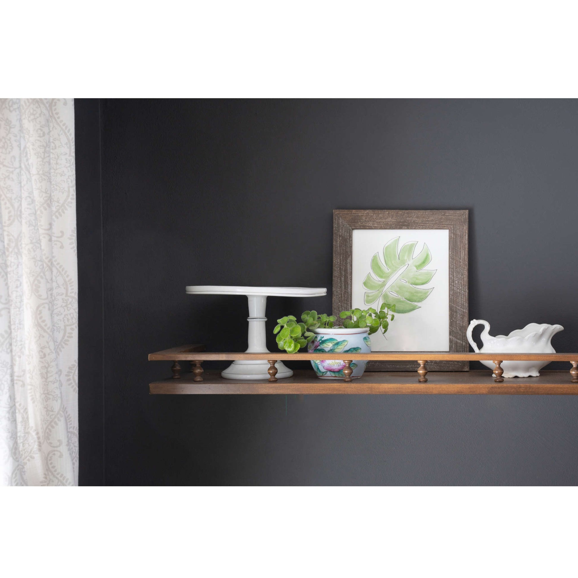 6" x 6" Brown Solid Wood Tabletop Picture Frame-5