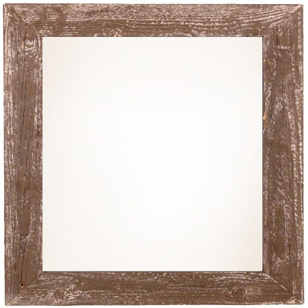 6" x 6" Brown Solid Wood Tabletop Picture Frame-2
