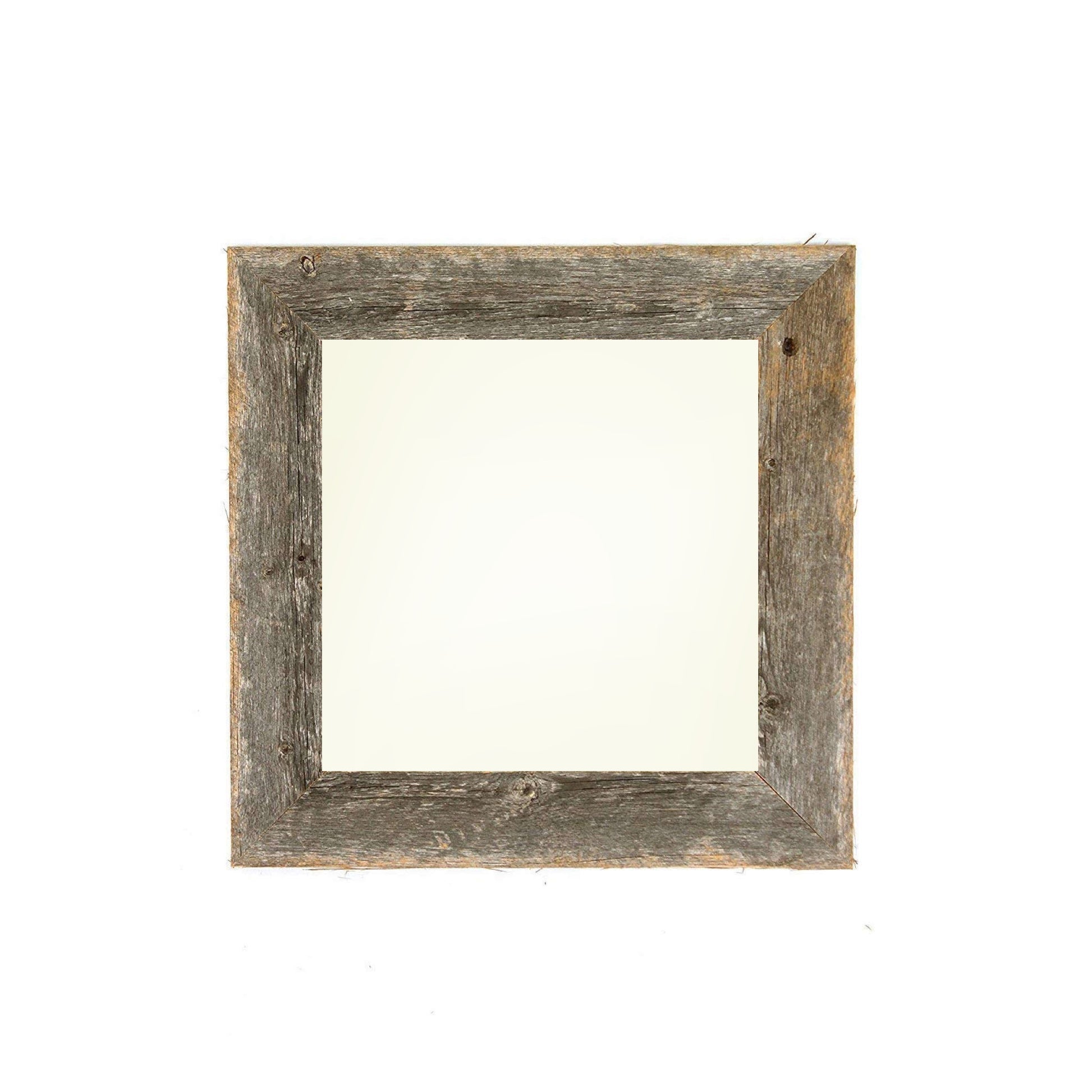 6" x 6" Gray Solid Wood Tabletop Picture Frame-1