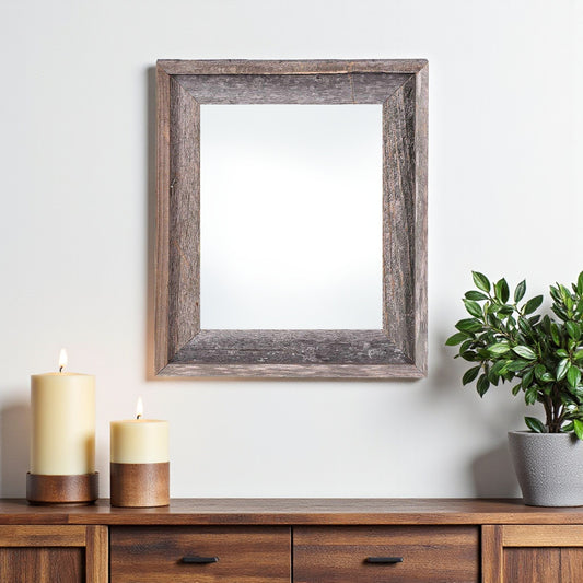 18" x 24" Gray Solid Wood Hanging Picture Frame-0