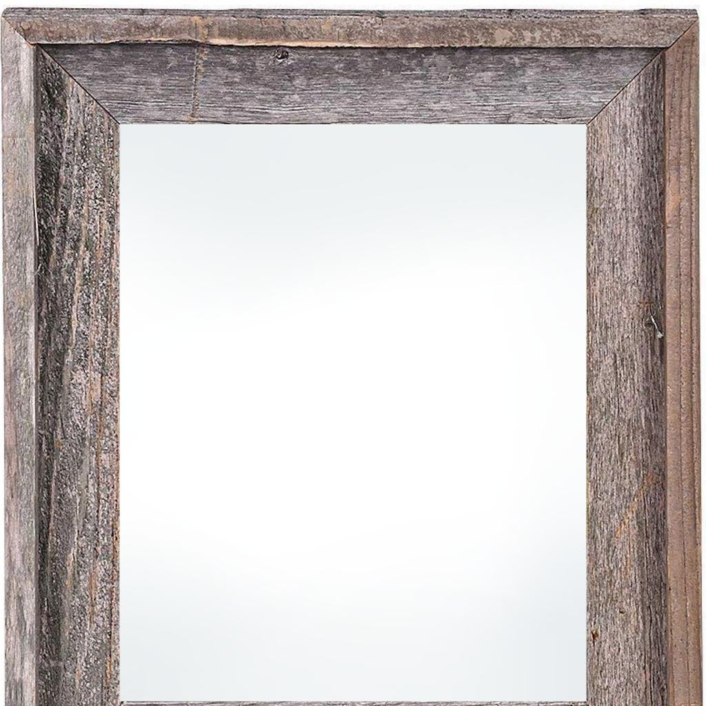 18" x 24" Gray Solid Wood Hanging Picture Frame-3