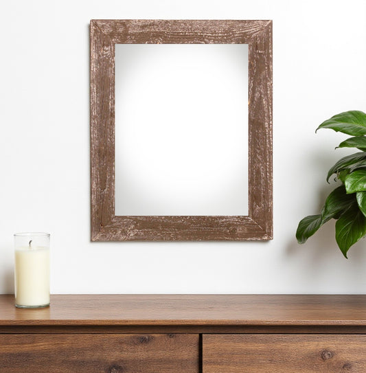14" x 18" Espresso Solid Wood Hanging Picture Frame-0