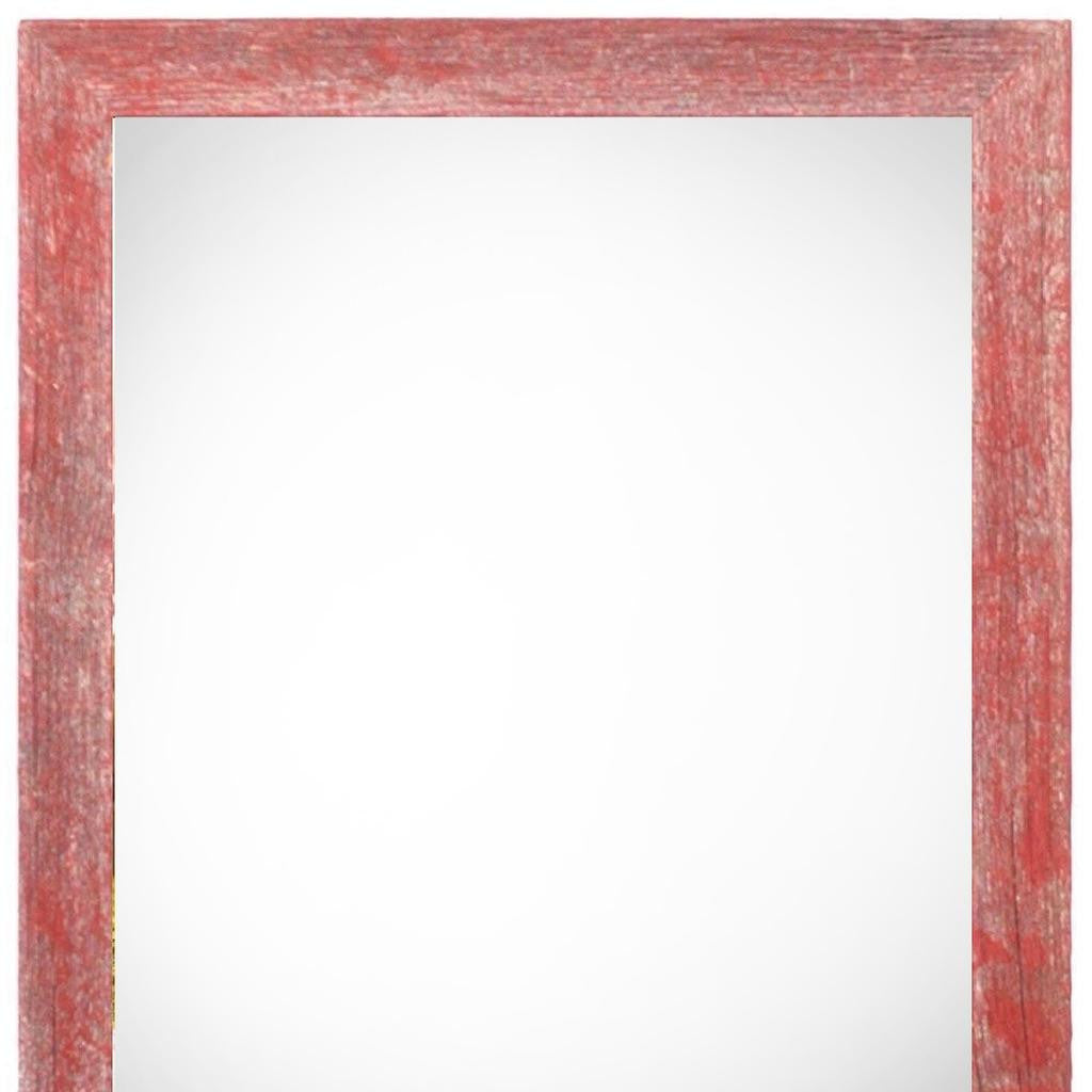 20" x 24" Red Solid Wood Hanging Picture Frame-3
