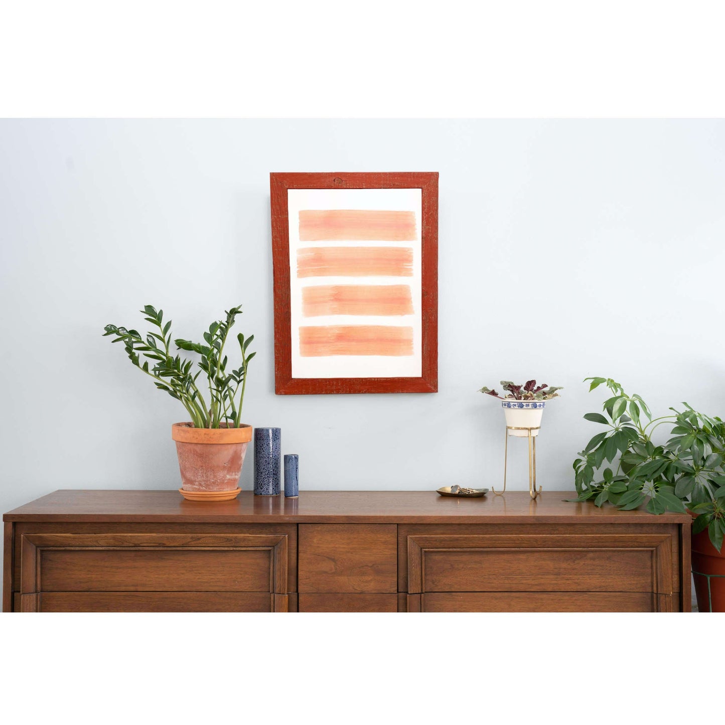20" x 24" Red Solid Wood Hanging Picture Frame-5