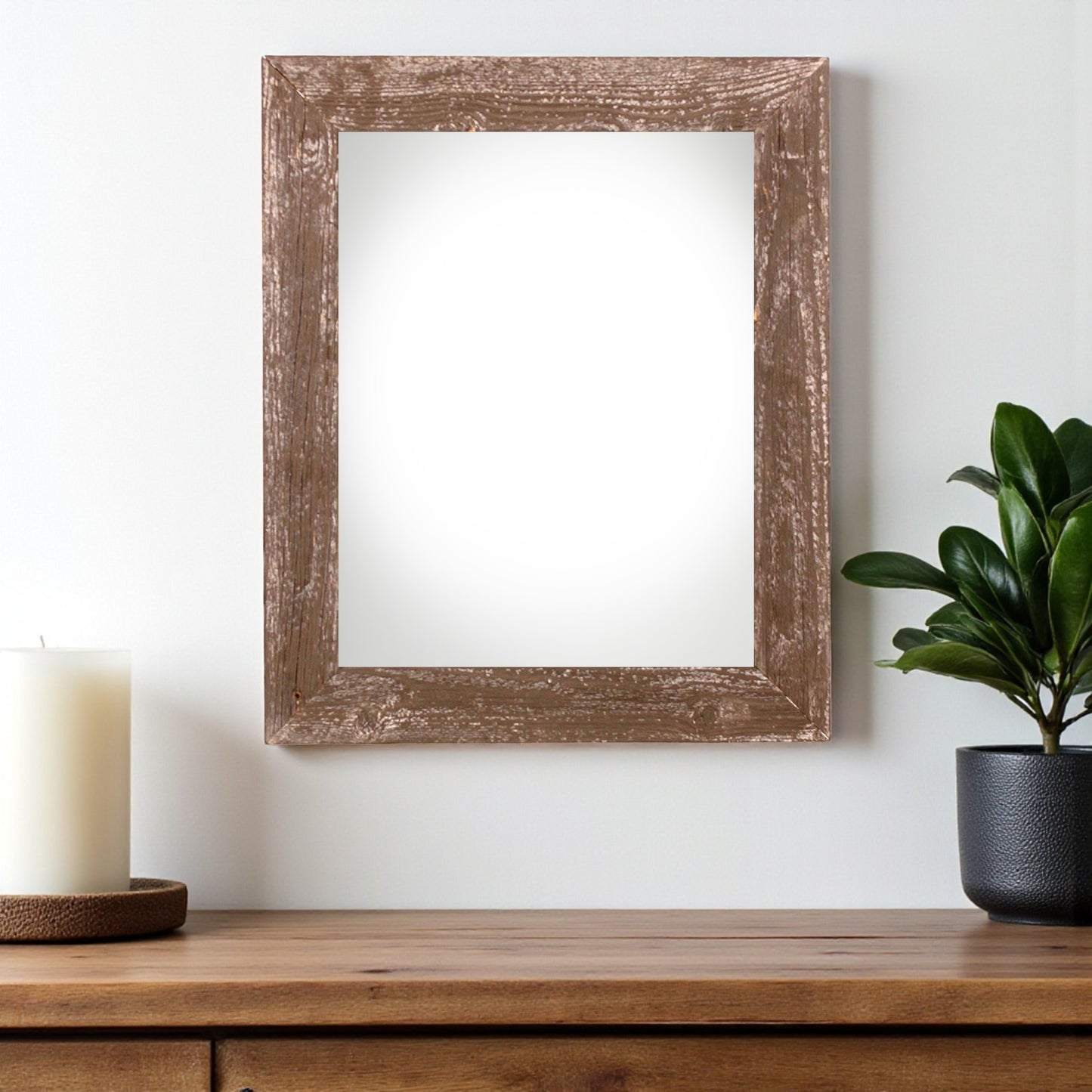 20" x 28" Espresso Solid Wood Hanging Picture Frame-0