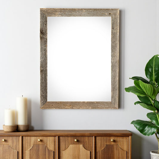 20" x 28" Gray Solid Wood Hanging Picture Frame-0
