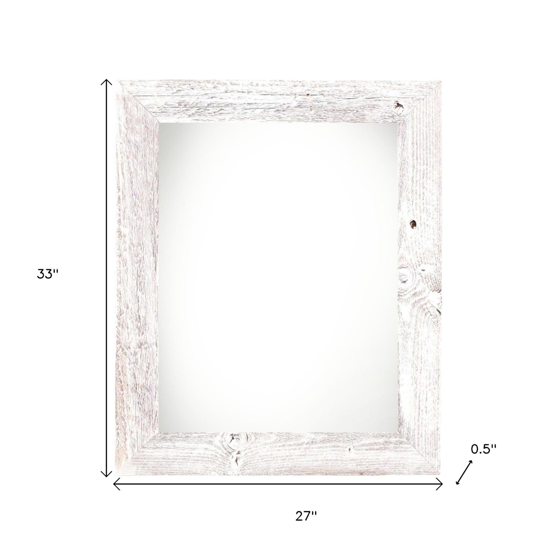 24" x 30" White Solid Wood Hanging Picture Frame-2