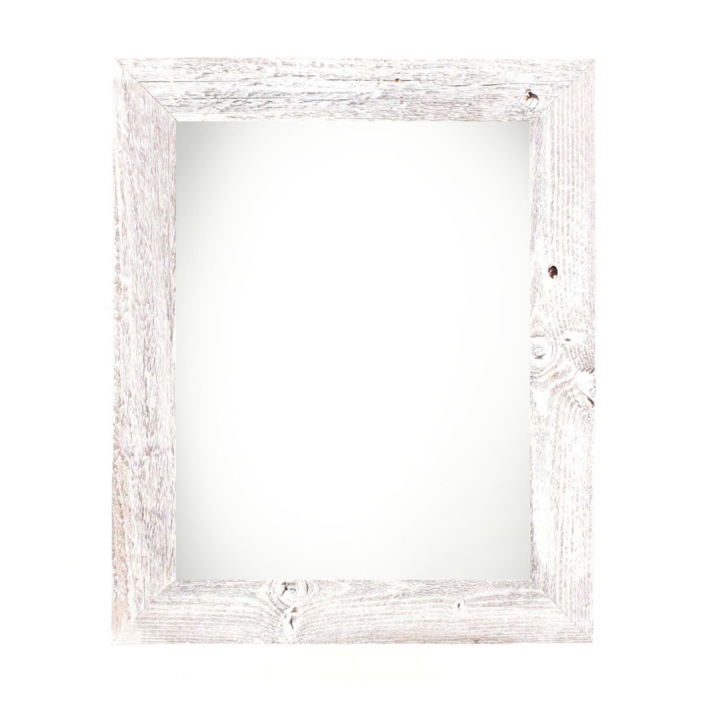 24" x 30" White Solid Wood Hanging Picture Frame-1