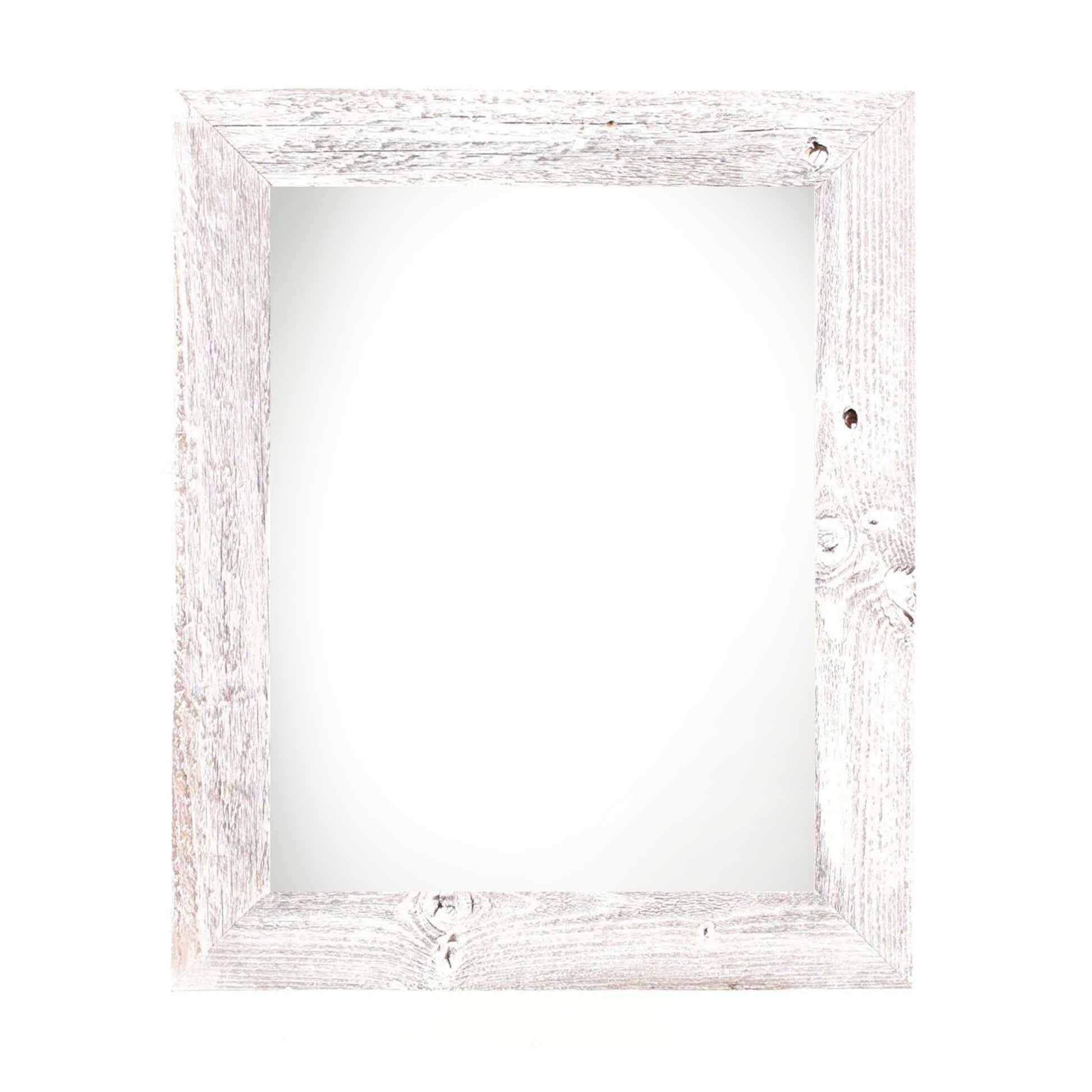 24" x 30" White Solid Wood Hanging Picture Frame-1