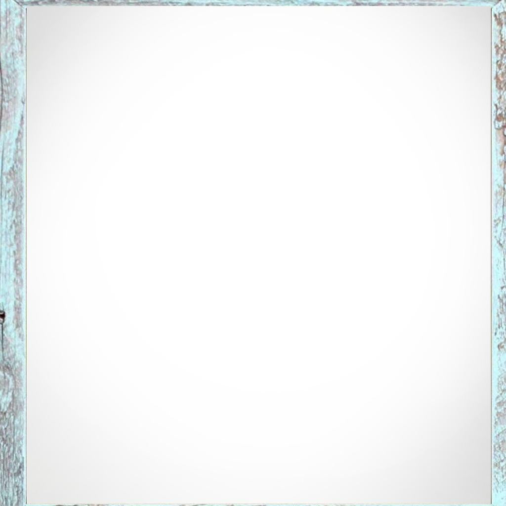 4" x 4" Blue Solid Wood Tabletop Picture Frame-2