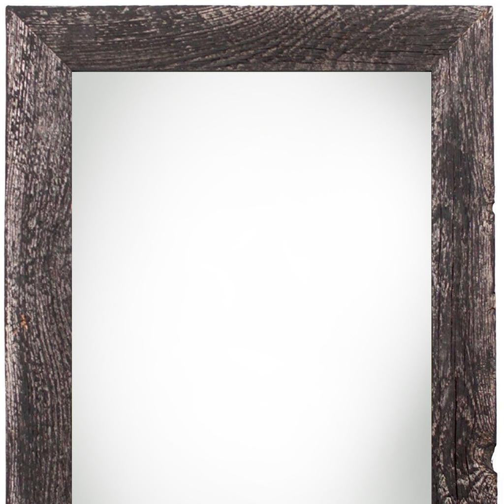 9" x 12" Black Solid Wood Hanging Picture Frame-5